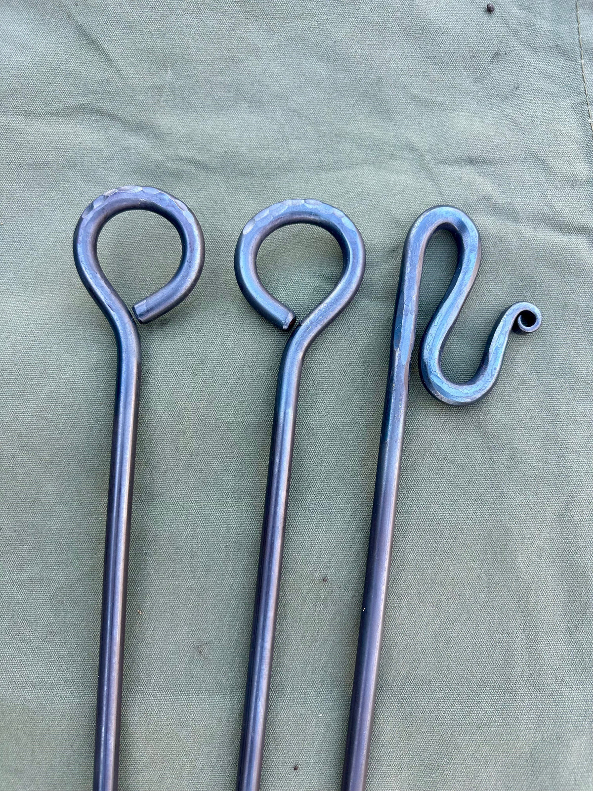 Campfire Tripod Mild Steel Handmade Forged Steel