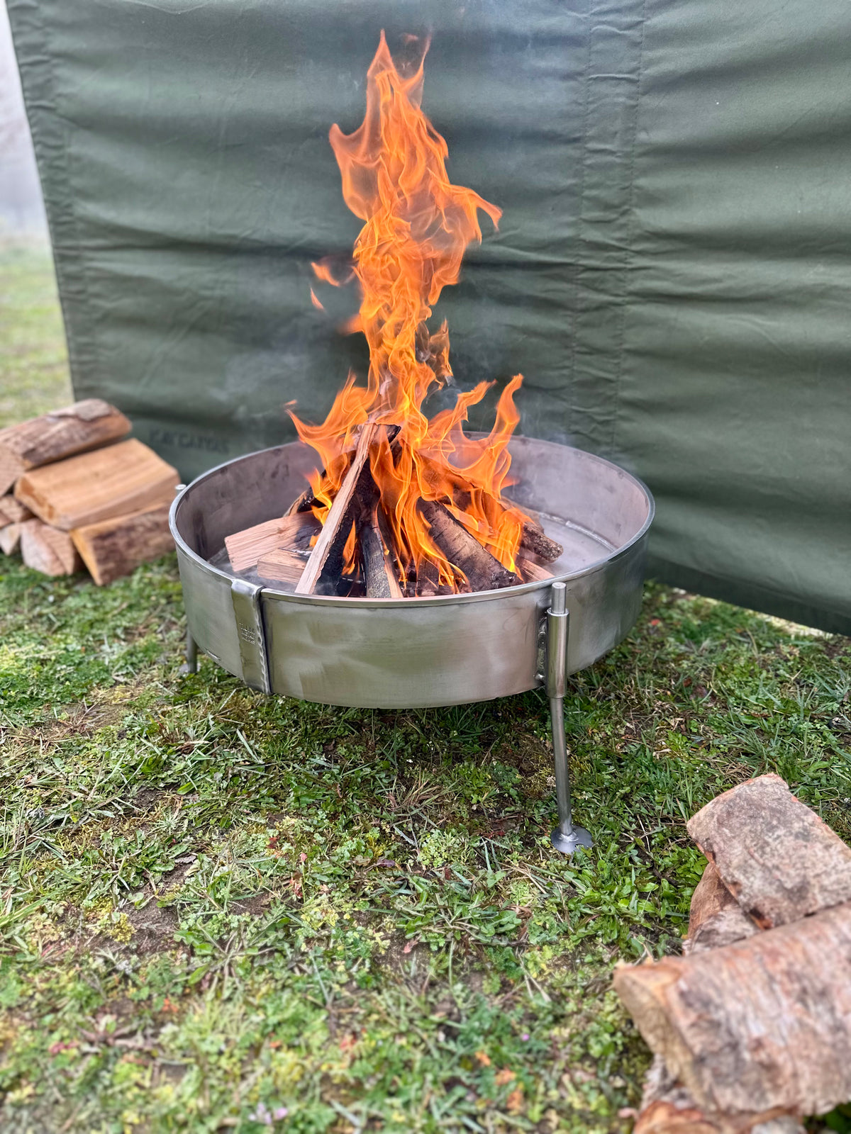 Stainless Steel 50 Fire Pit BBQ