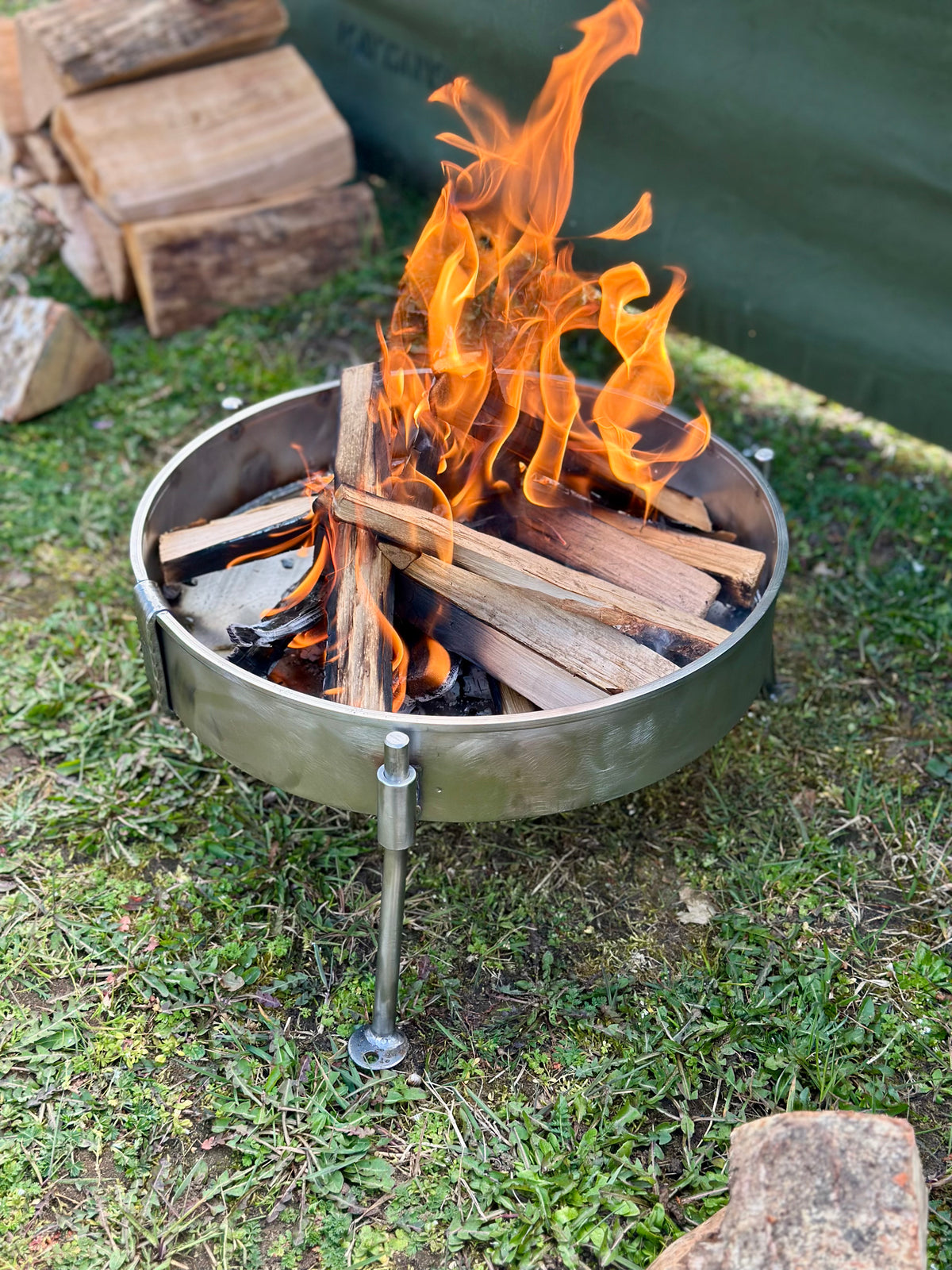 Stainless Steel 35 Fire Pit BBQ