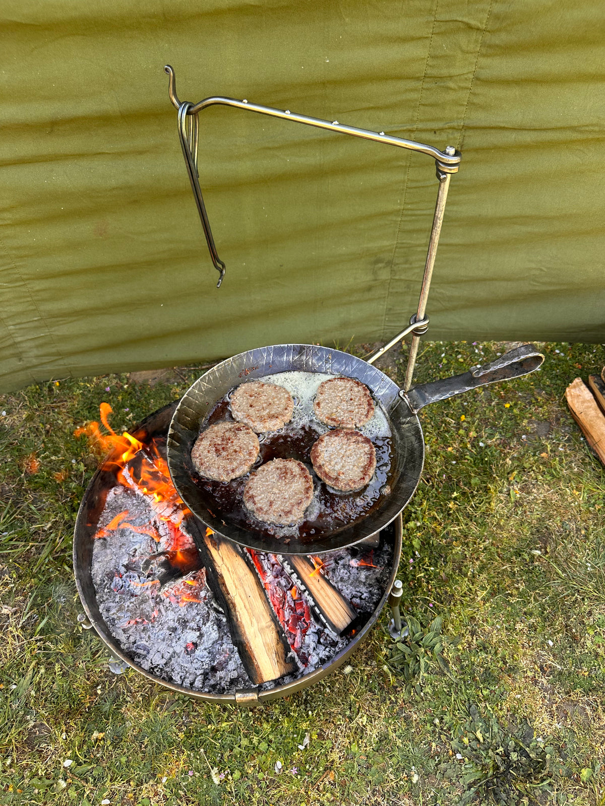 Stainless Steel 2 Arm Pan Fire Anchor