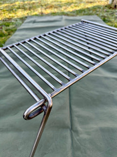 Stainless Steel BBQ Grill - Compact and Robust - Ideal for Camping - Overland - Bushcraft 