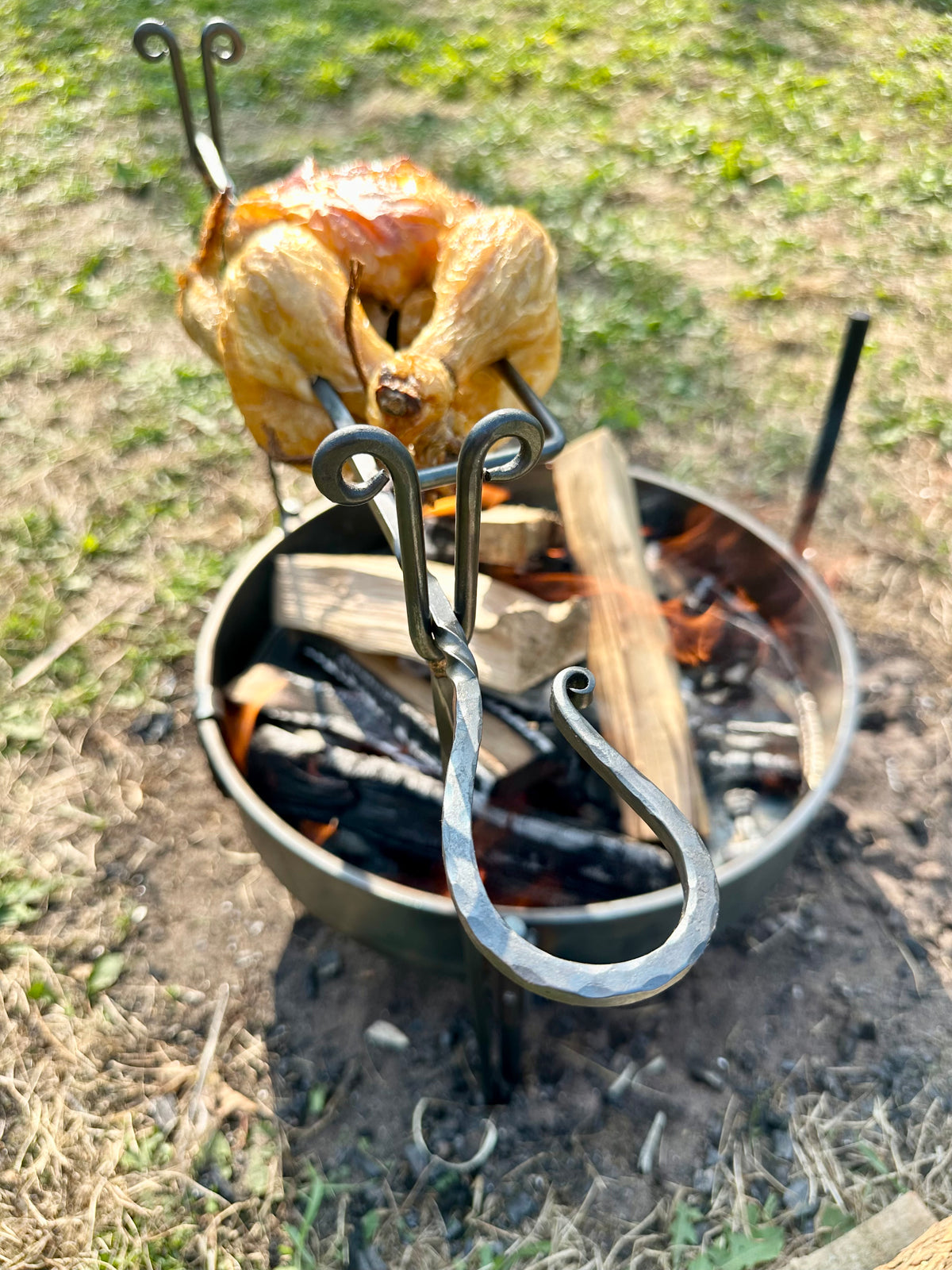 Portable Spit Roast Rotisserie - Open Fire Cooking - BBQ 