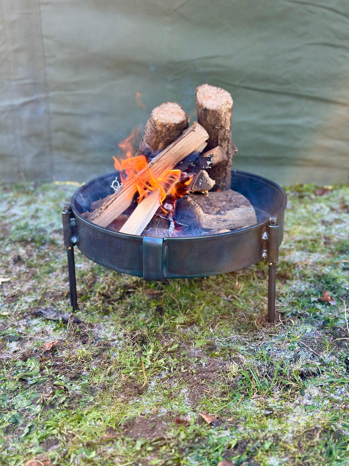 Fire Pit 35cm Portable and Compact Bushcraft - Camping - Overland 