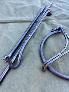 Fire anchor  Cooking Swing Arm Bushcraft and Camping Cooking Set for Hanging and Holding Billy Cans, Skillets 