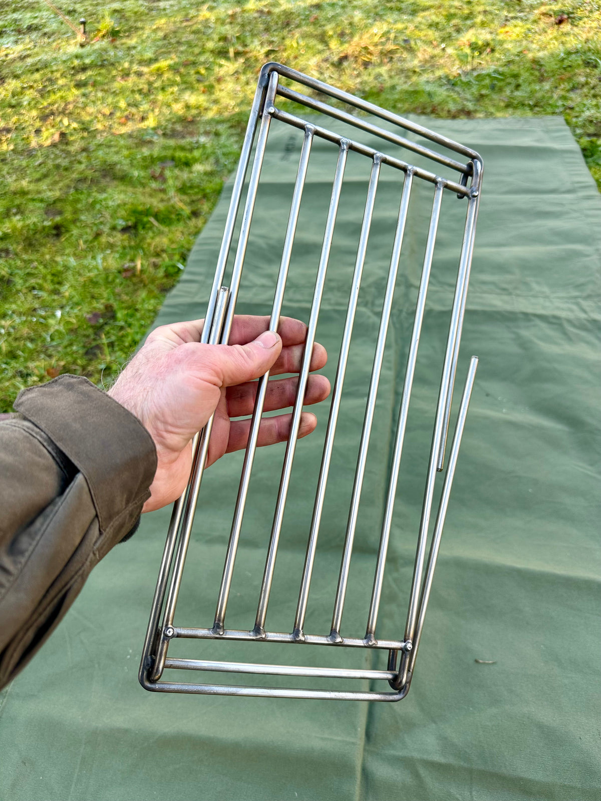 Backpack Grill 304 Stainless Steel - Lightweight Camping Grill 