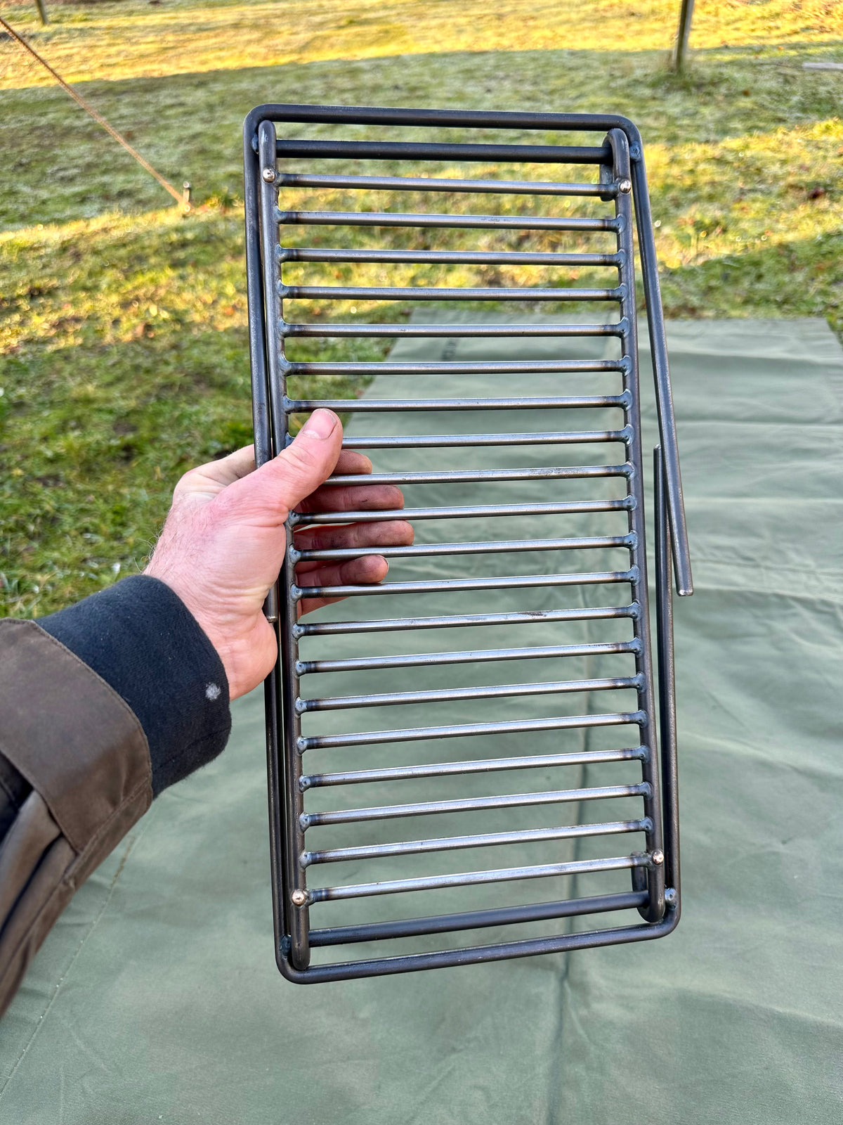 Folding Camping Grill Portable easy to store Ideal for Backpacking