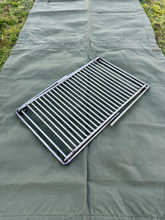 Folding Bushcraft and Camping BBQ Grill Can Cook upto 10 plus people. Compact and Portable. 