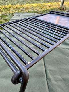 Overland BBQ Grill Heavy Gauge Steel with Skillet Plate