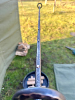 Bushcraft Tripod 12mm Forged Steel Heavy Gauge Tripod Ridge Rack System 