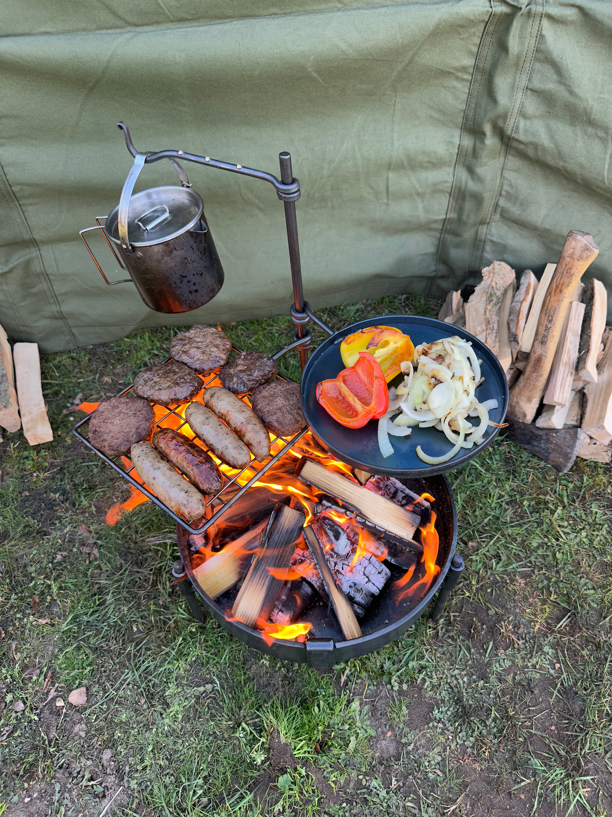 35 Fire Pit BBQ