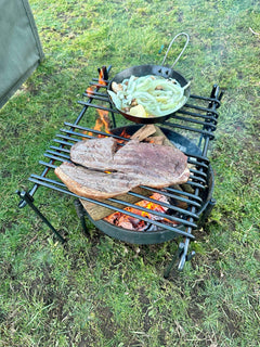 Traditional Old Style Cooking Grill  from The Blacksmith Workshop Bushcraft Cooking Equipment