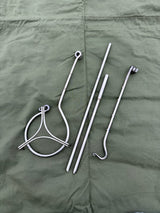 Stainless Steel 2 Arm Pan Fire Anchor
