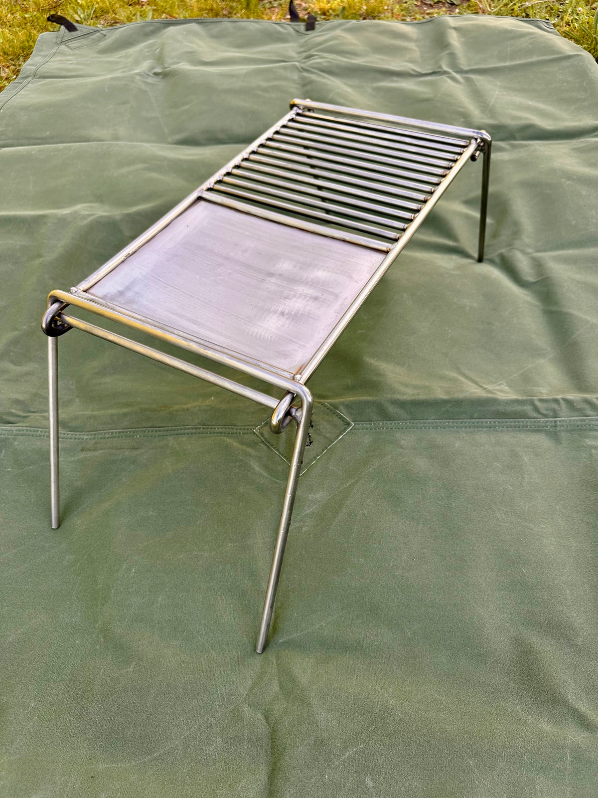 Stainless Steel Medium Split Camp Grill
