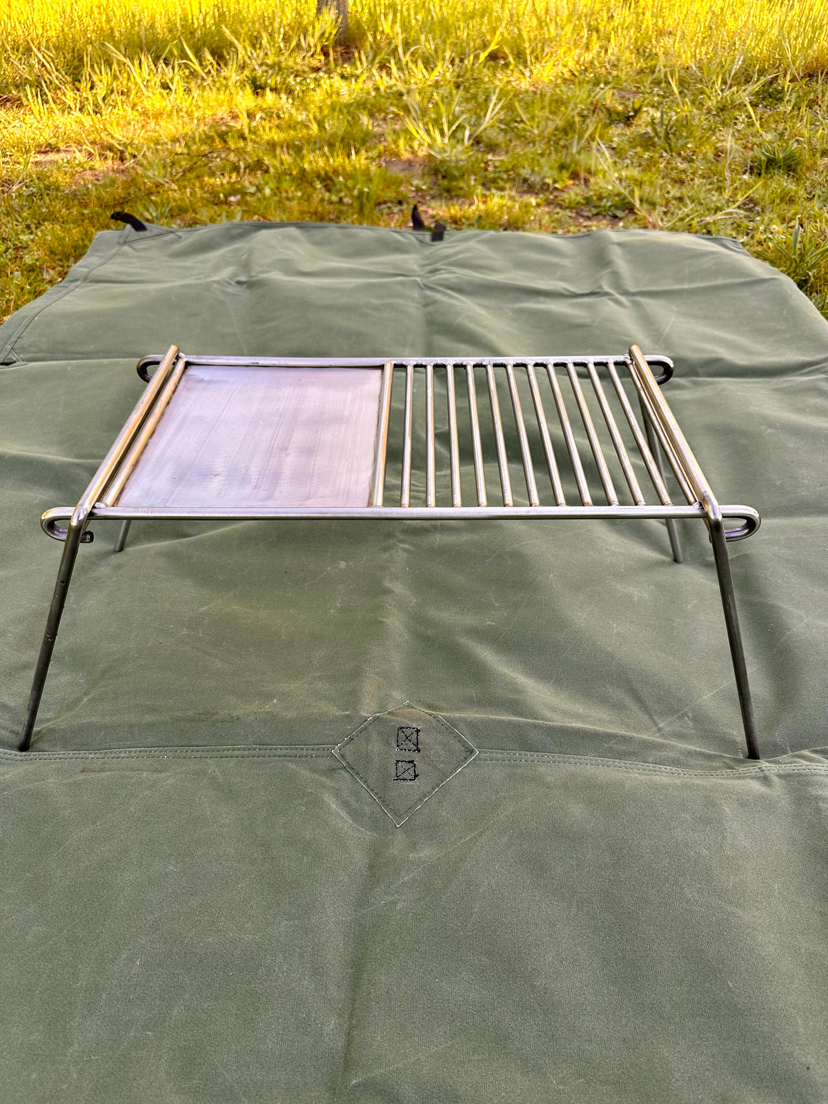 Stainless Steel Medium Split Camp Grill