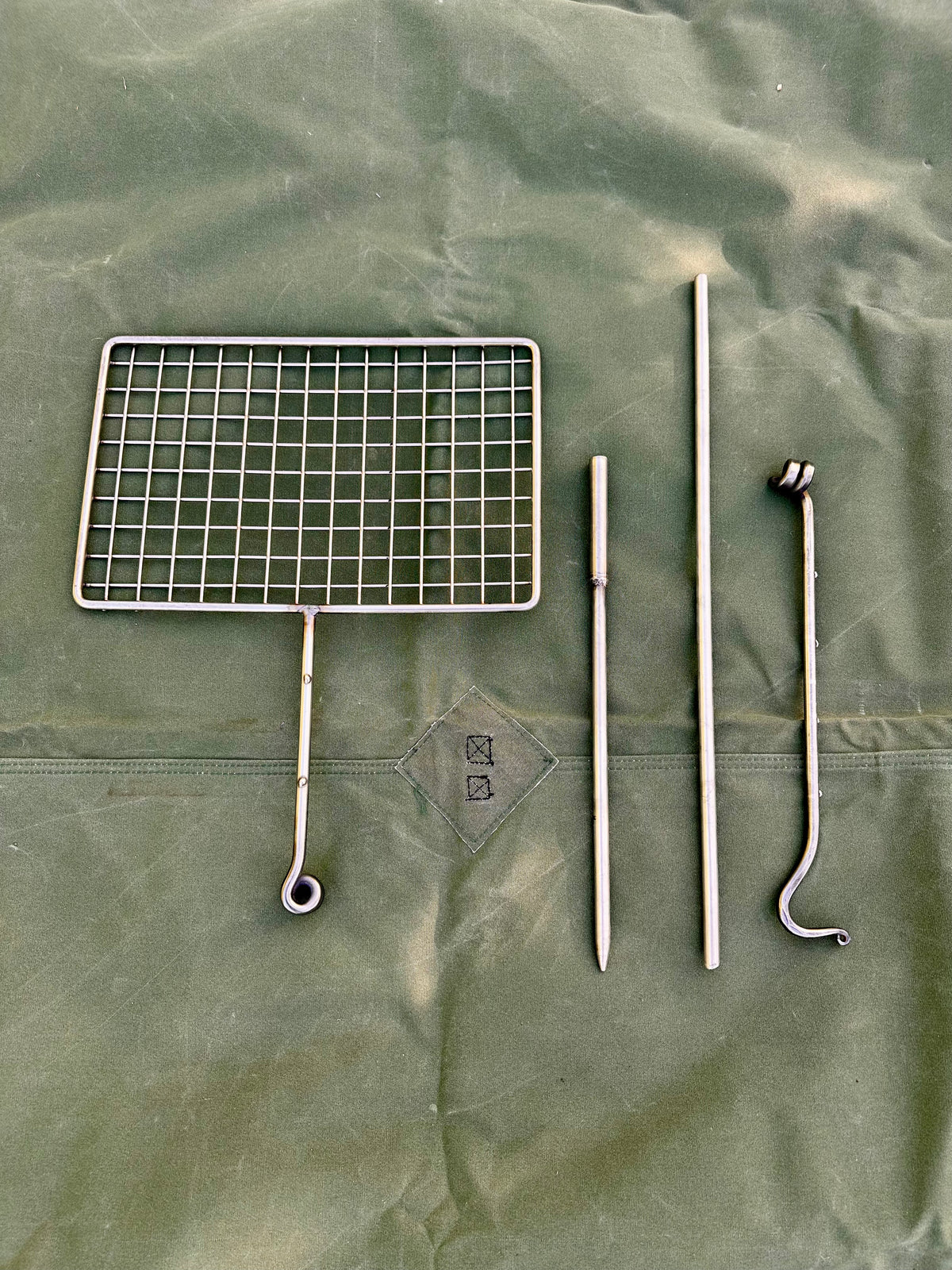 Stainless Steel 2 Arm Grill Fire Anchor