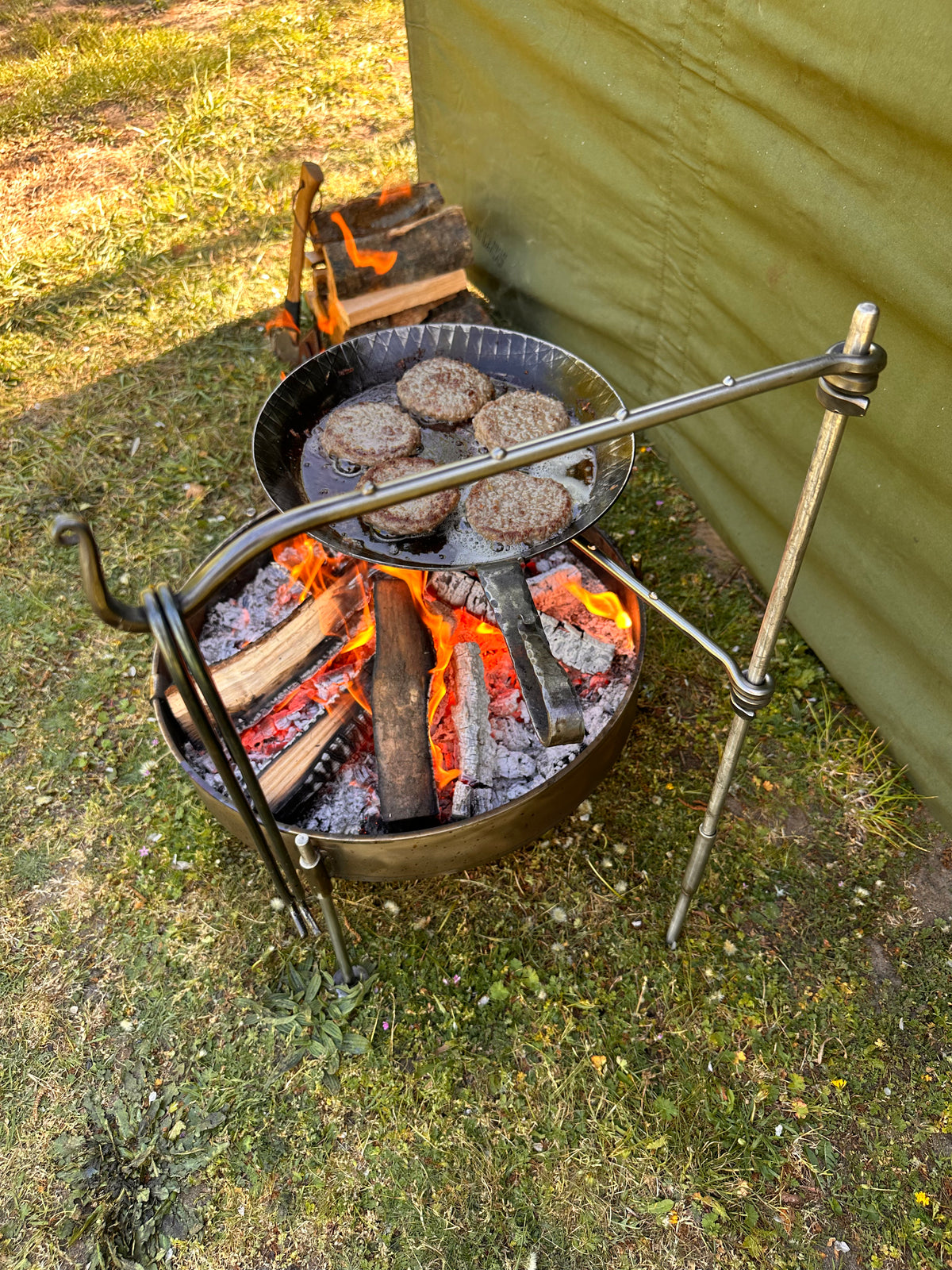Stainless Steel 2 Arm Pan Fire Anchor