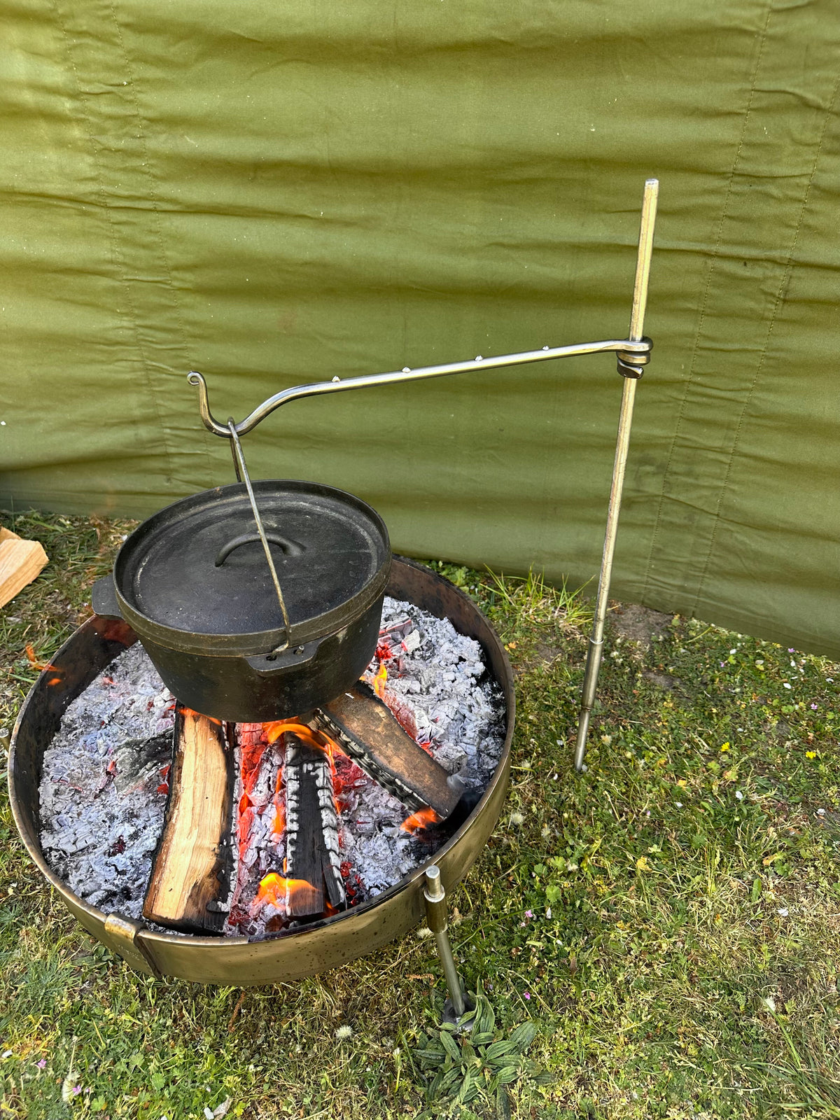 Stainless Steel 2 Arm Pan Fire Anchor