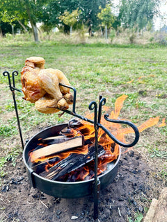 Portable Spit Roast Rotisserie - Open Fire Cooking - BBQ 