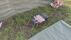 Backpack Grill 304 Stainless Steel - Lightweight Camping Grill 